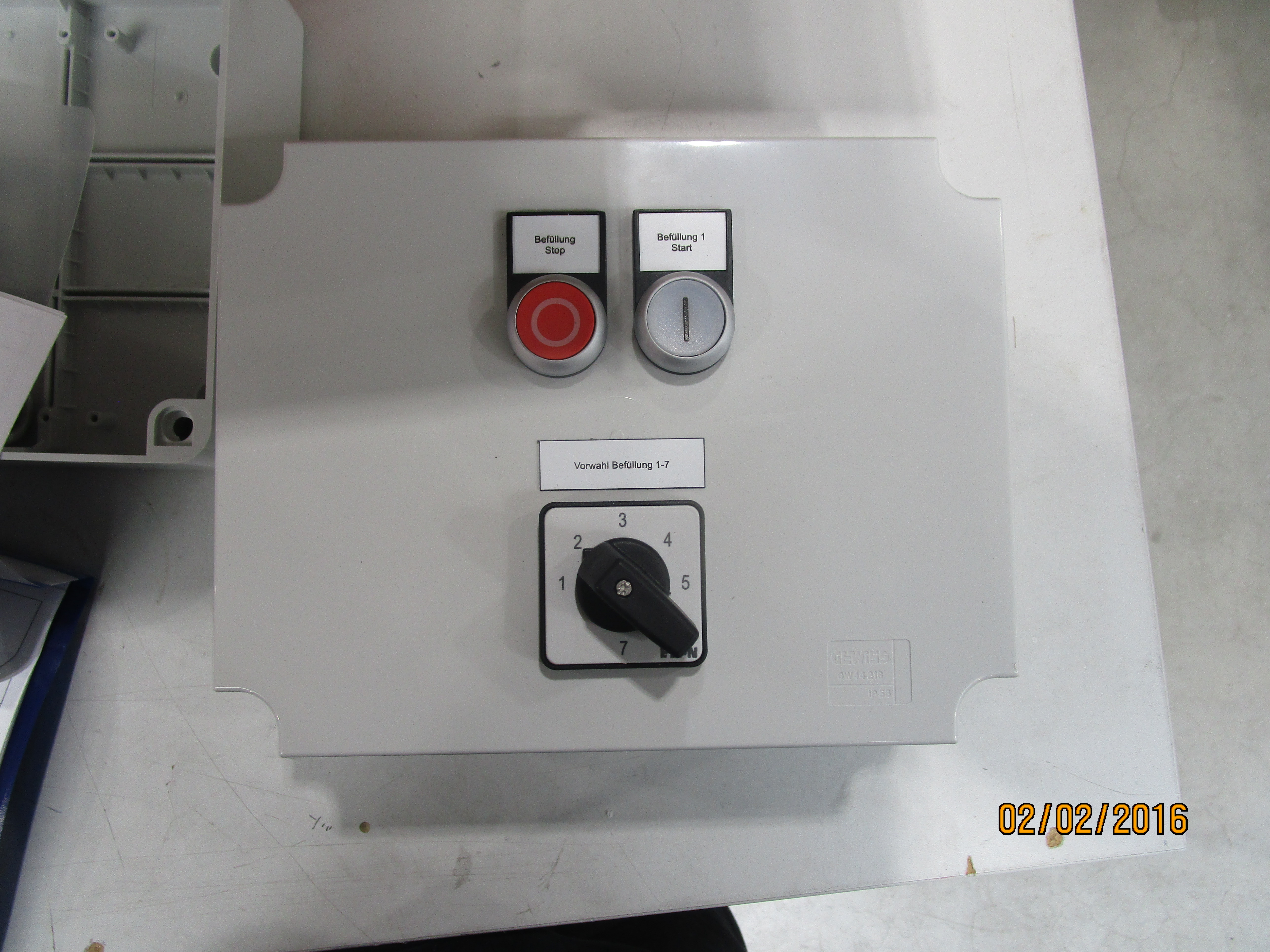 Control  cabinet Tableau Ehlers/Retyen